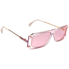 New Retro Cazal 185 Translucent Frame 1980's Sunglasses