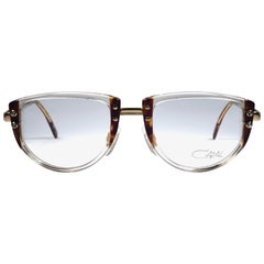 Neue Vintage Cazal 332 264 Sonnenbrille mit klarem Rahmen aus den 1980er Jahren