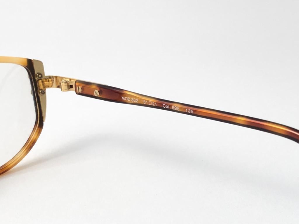 Women's or Men's New Vintage Cazal 332 Tortoise Frame Reading 1990's Sunglasses
