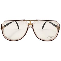 New Vintage Cazal 636 Translucent Frame Collector Item 1980's Sunglasses
