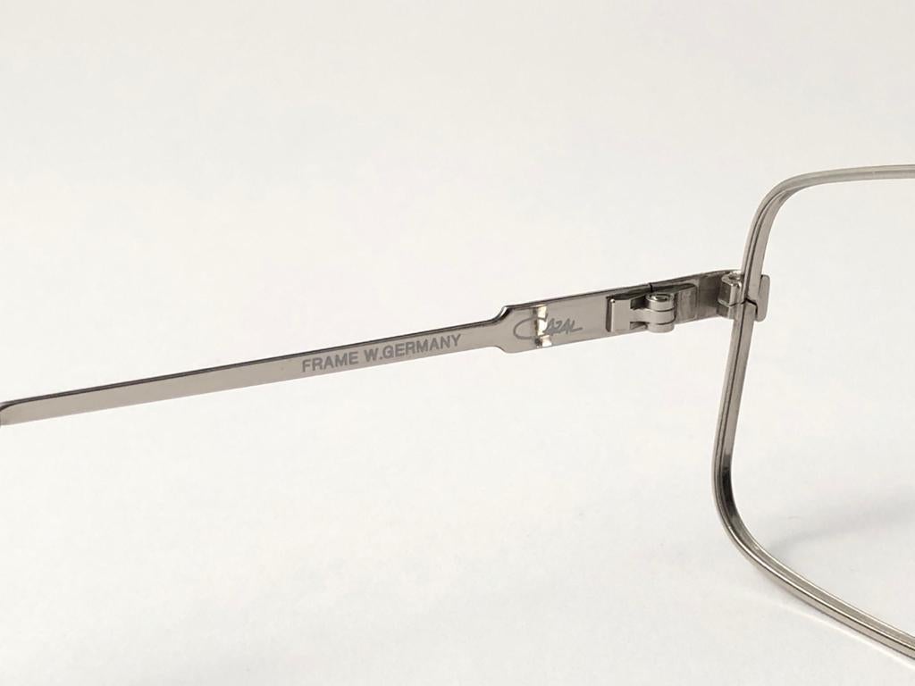 Neue Vintage Cazal 735 Schwarz & Silber RX Frame Collector Item 1980's Sonnenbrille im Angebot 1