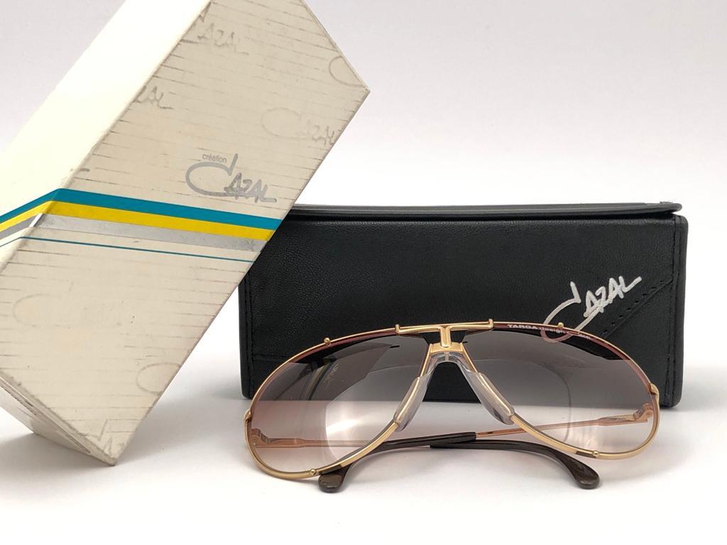Nuevo Vintage Cazal 901 Col 97 Montura translúcida Artículo de coleccionista Gafas de sol de los años 80 8