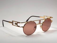 Neu Vintage Cazal 958 Gold Schildpatt Einsätze Rahmen Sammlerstück 1990 Sonnenbrille