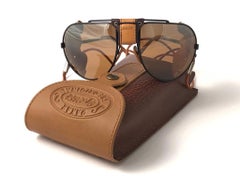 New Vintage Cebe Dakar 293 Gradient Gold Lens, Miles Davis 1980's Sunglasses