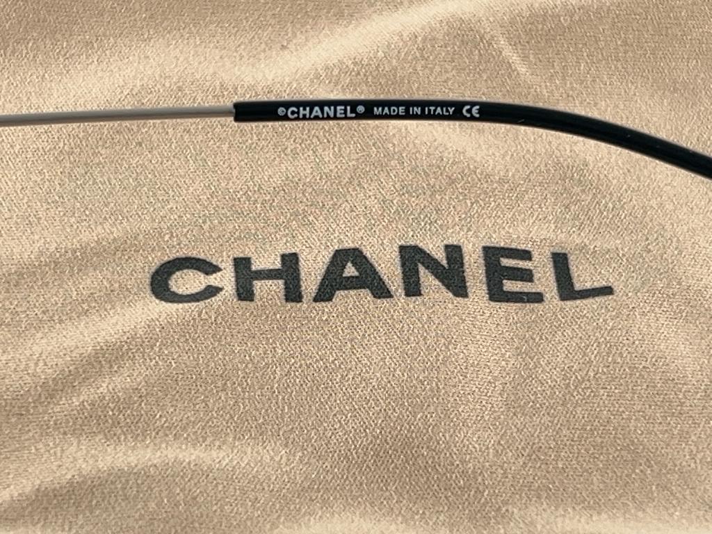 Neu Vintage Chanel 4032 Randlose & faltbare Vintage-Sonnenbrille mit Rahmen, hergestellt in Italien Y2K 4