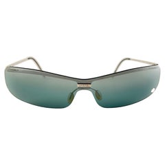 New Vintage Chanel 4043 Rimless Frame Sunglasses Made In Italy Y2K