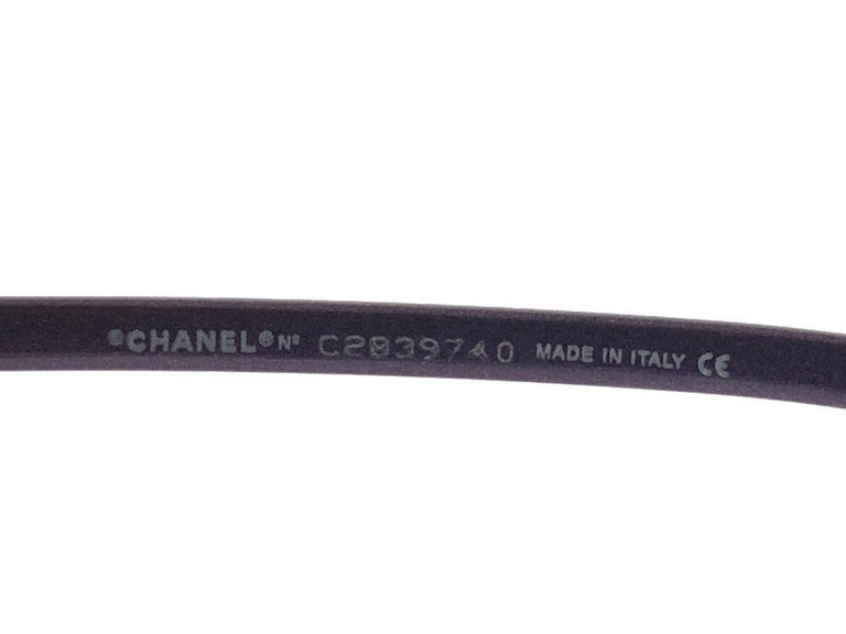 New Vintage Chanel 6003 Half Frame Polarized Sunglasses Made In