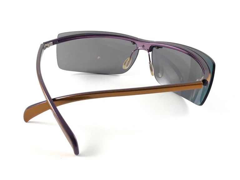 New Vintage Chanel 6003 Half Frame Polarized Sunglasses Made In Italy Y2K For Sale at 1stDibs