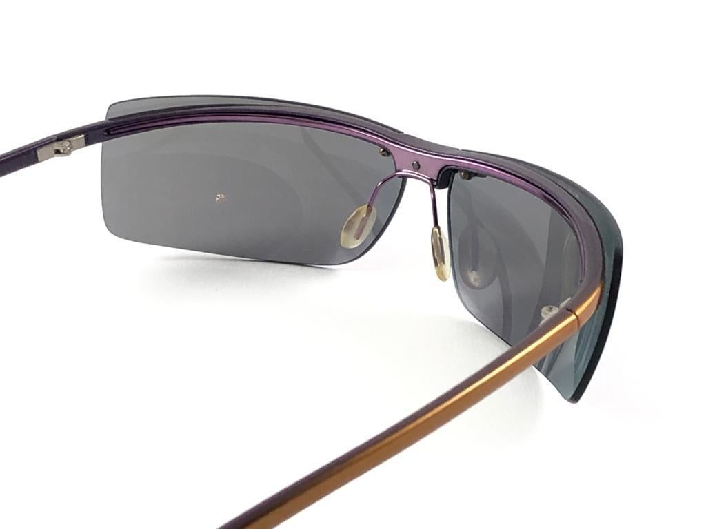 Gray New Vintage Chanel 6003 Half Frame Polarized Sunglasses Made In Italy Y2K