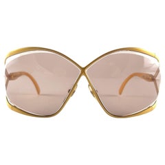 New Vintage Christian Dior 2056 40 Butterfly Euphoria Sunglasses Made in Germany