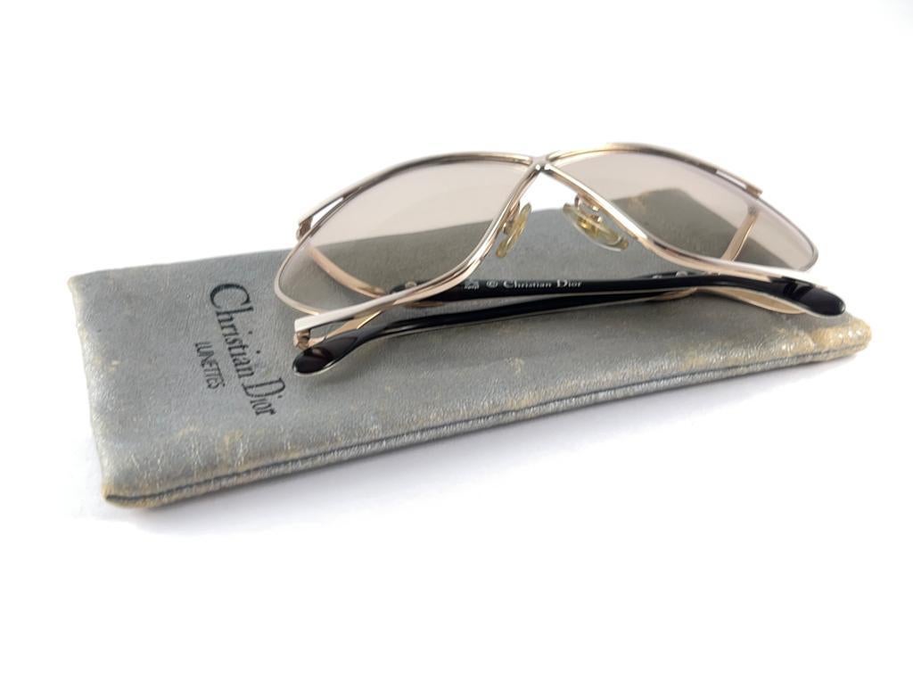 New Vintage Christian Dior 2056 42 Butterfly Style 1980's Sunglasses Austria For Sale 7
