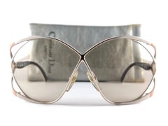 New Vintage Christian Dior 2056 42 Butterfly Style 1980's Sunglasses Austria