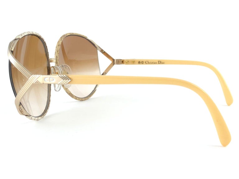 New Vintage Christian Dior 2250 Oversized Python Lined  display picture 1