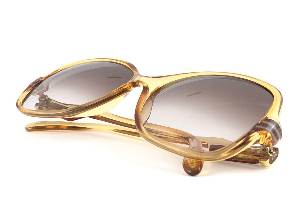 New Vintage Christian Dior 2305 Oversized Brilliants Sunglasses 1970 Austria 5
