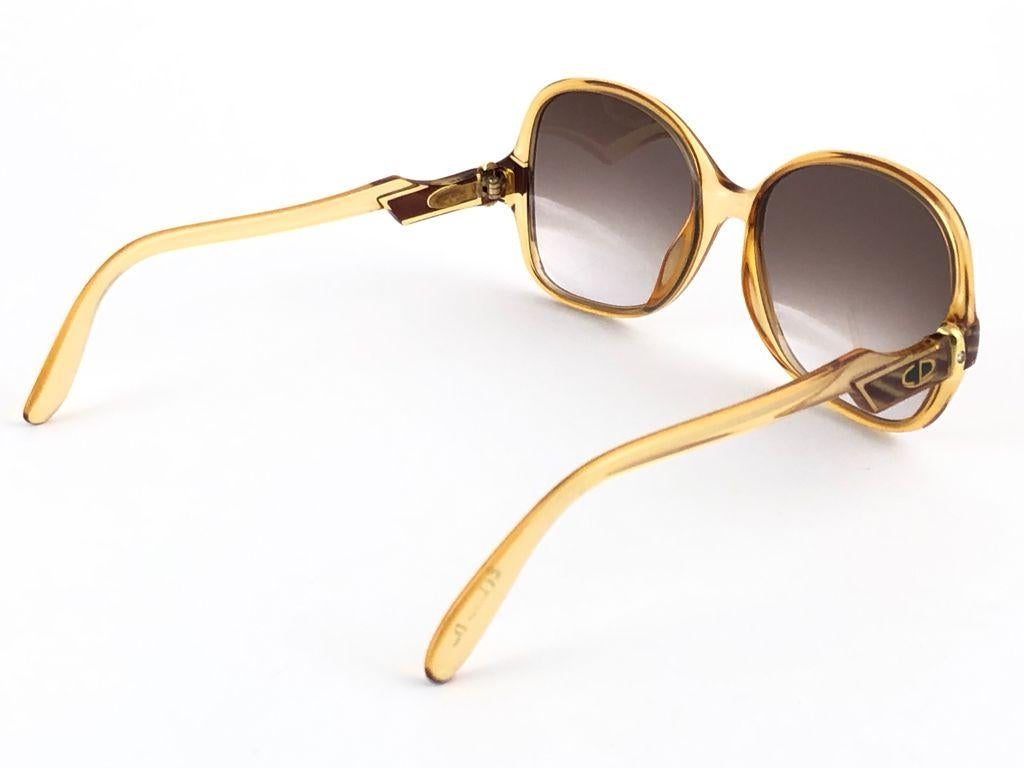 New Vintage Christian Dior 2305 Oversized Brilliants Sunglasses 1970 Austria 2
