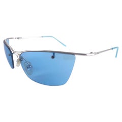 New Vintage Christian Dior Flash Silver Y2K Made in Austria Sunglasses