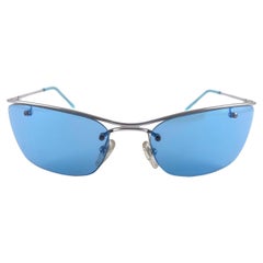 New Vintage Christian Dior Flash Silver Y2K Made in Austria Sunglasses