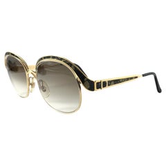 New Vintage Christian Dior Gold & Mosaic Sunglasses Made in Austria