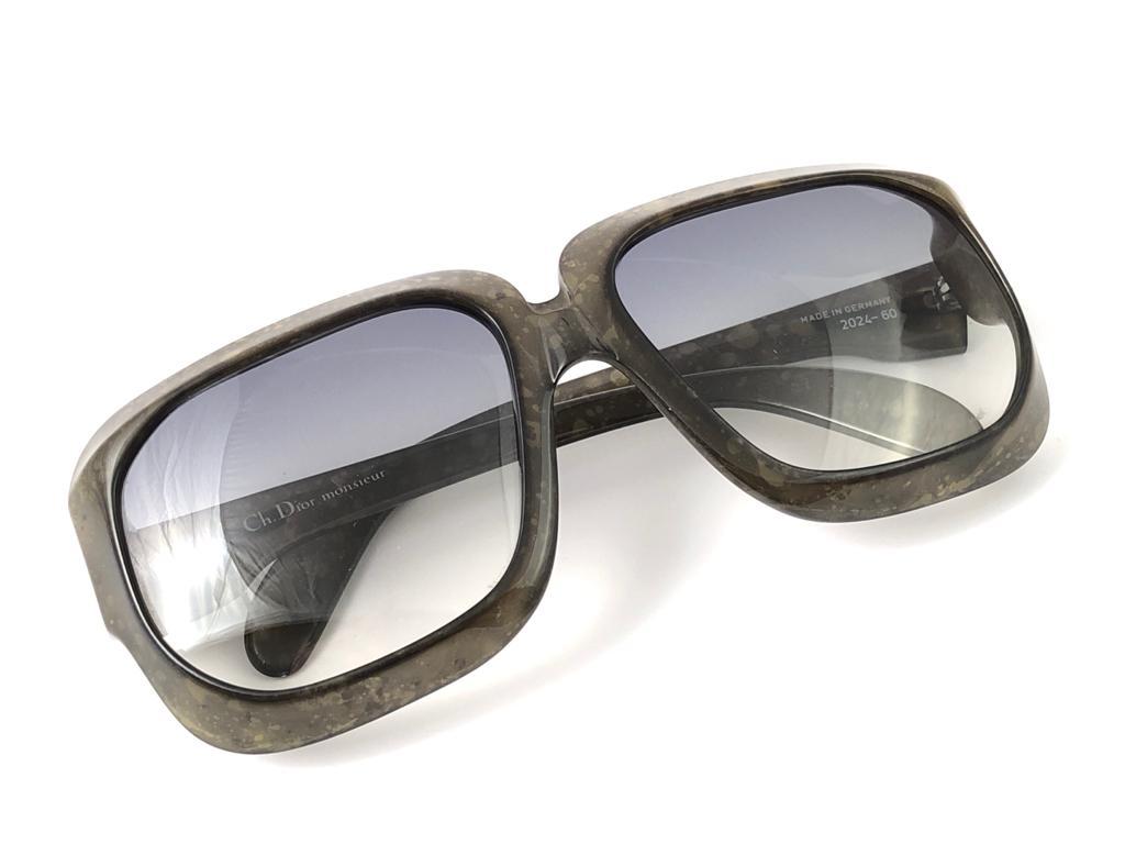 New Vintage Christian Dior Monsieur 2024 60 Optyl Oversized 1970 Sunglasses 3
