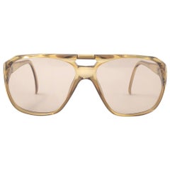New Vintage Christian Dior Monsieur 2055 Translucent Sunglasses 1970
s Austria