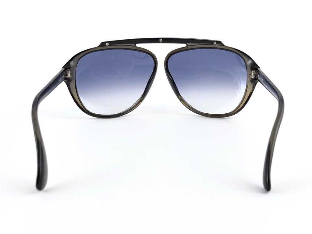 New Vintage Christian Dior Monsieur 2059 20 Optyl Grey Gradient 1970 Sunglasses 2