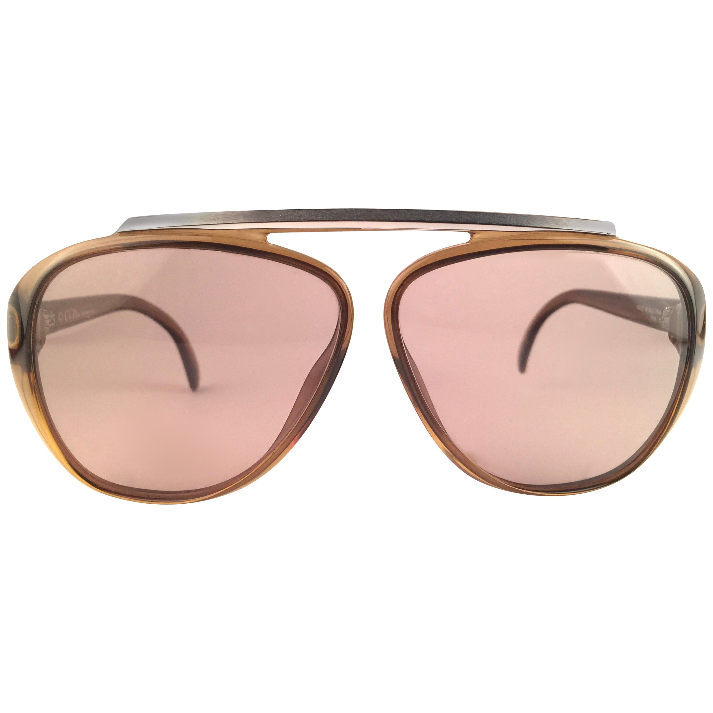 New Vintage Christian Dior Monsieur 2059 60 Light Lenses 1970 Sunglasses