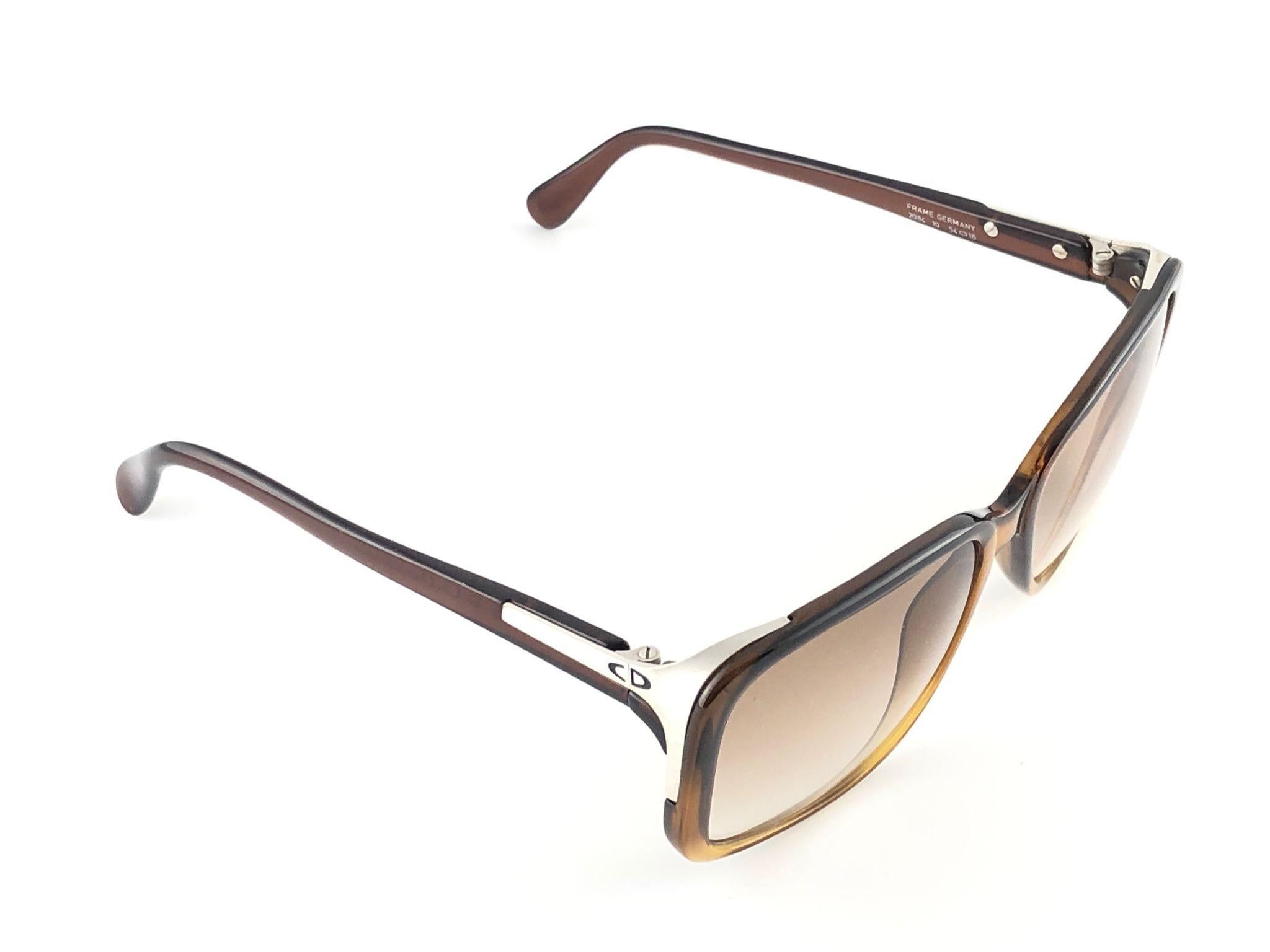 New Vintage Christian Dior Monsieur 2084 Translucent Sunglasses 80s Germany  en vente 2