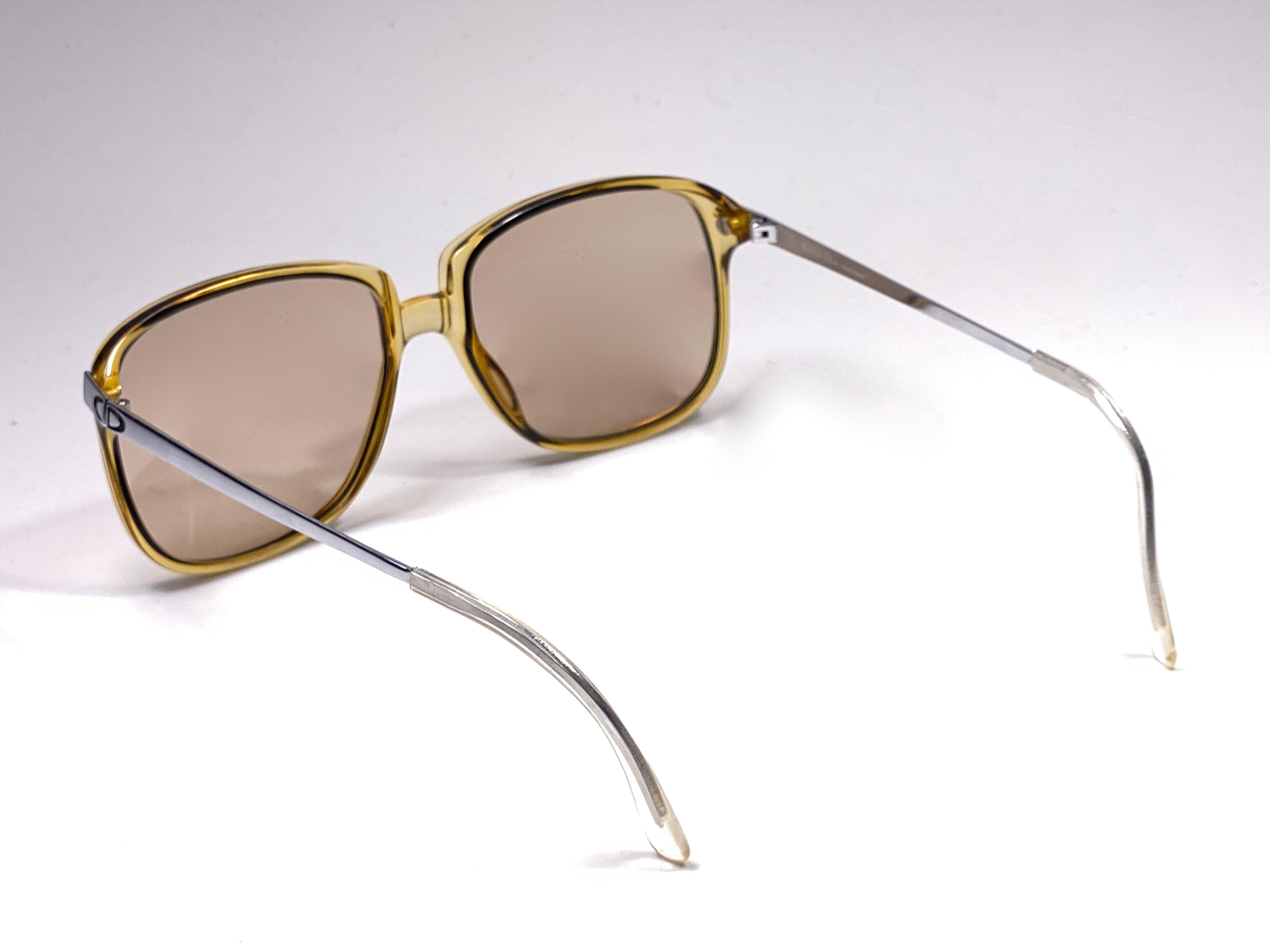 New Vintage Christian Dior Monsieur 2090 21 Sunglasses 1970's Austria In New Condition In Baleares, Baleares