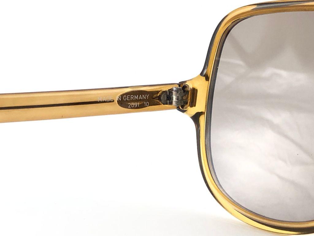 Neu Jahrgang Christian Dior Monsieur 2091  Übergroße Bernstein-Sonnenbrille 1970 im Angebot 1