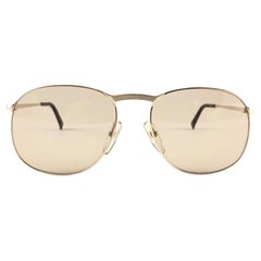 New Vintage Christian Dior Monsieur 2195 40 Gold Frame Optyl Germany Sunglasses