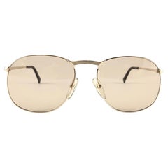 Christian Dior Monsieur 2195 - Lunettes de soleil vintage en optyl avec monture dorée, Allemagne, état neuf