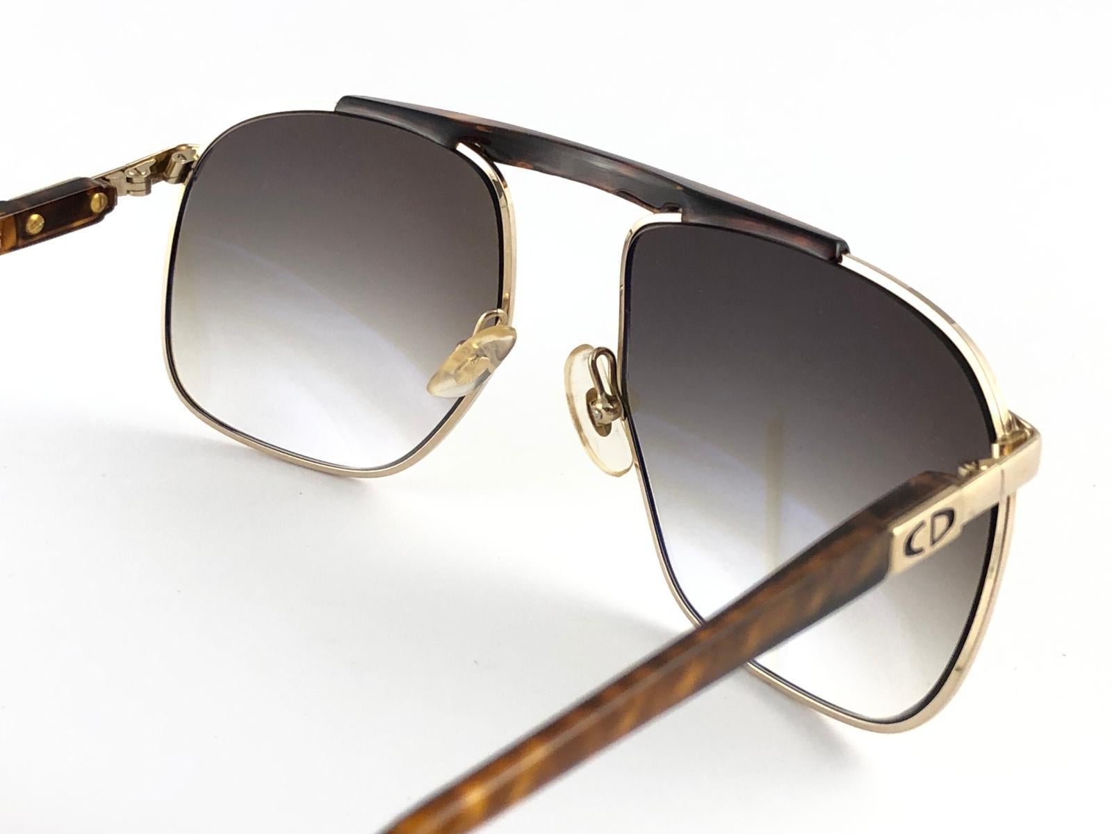 Neu Vintage Christian Dior Monsieur Große 2123 41 Sonnenbrille 1970er Jahre Österreich, Vintage Herren im Angebot