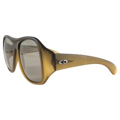  New Vintage Christian Dior Monsieur Matte Oversized Optyl 1970 Sunglasses