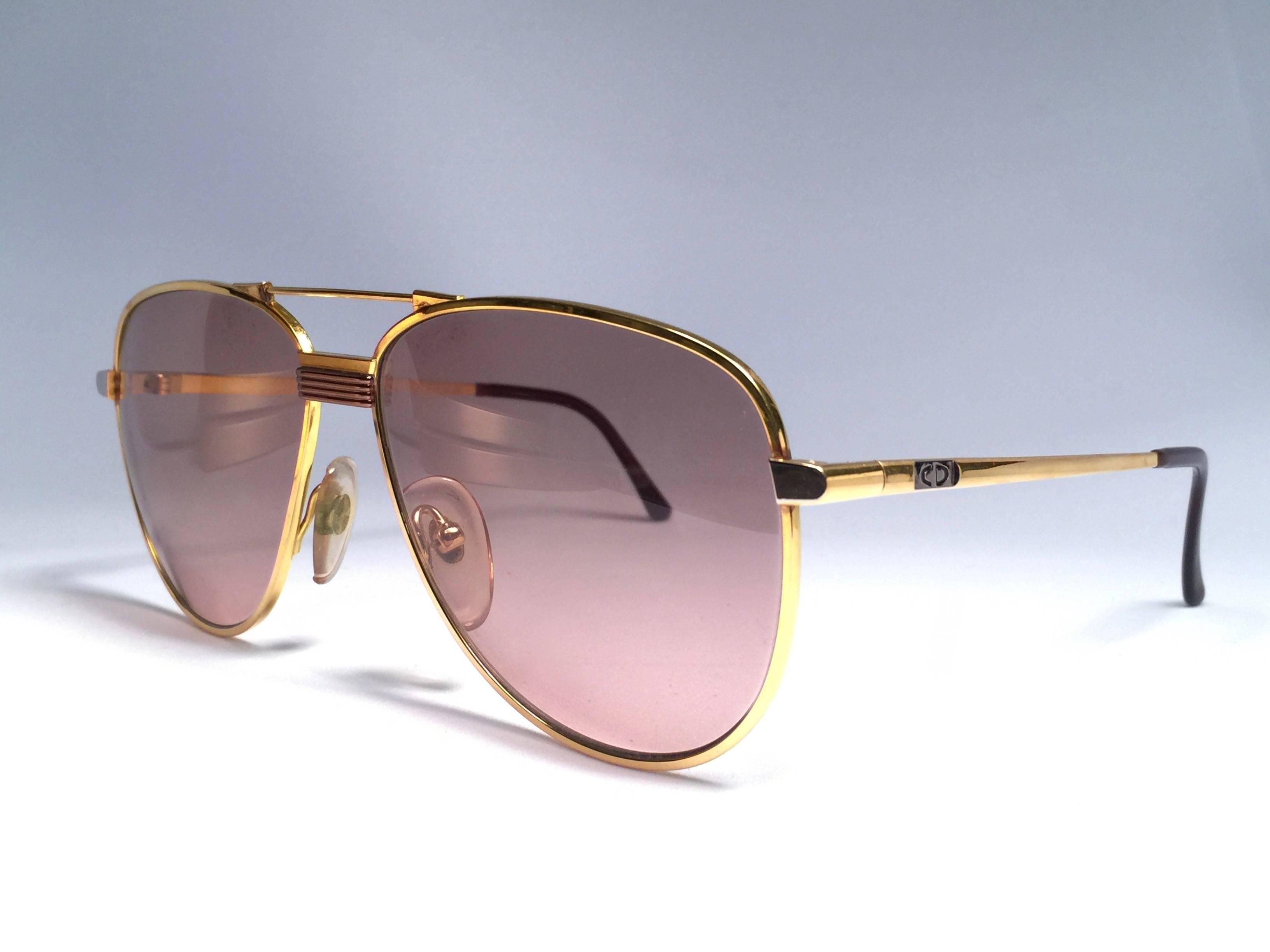 Christian Dior Monsieur Titanium Gold Optyl Germany Sunglasses 1