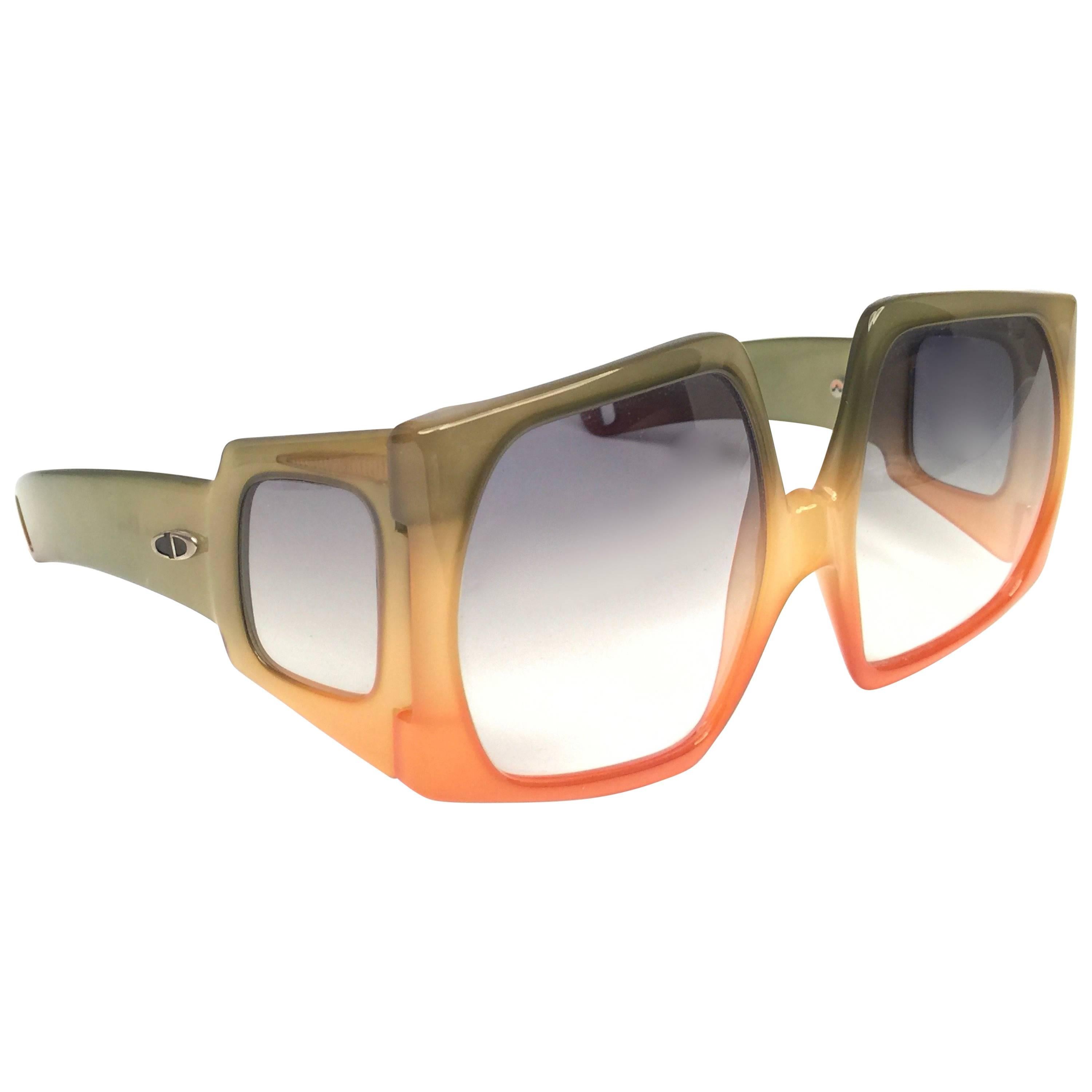 Seltene D01 Oversized Optyl-Sonnenbrille von Christian Dior im Vintage-Stil