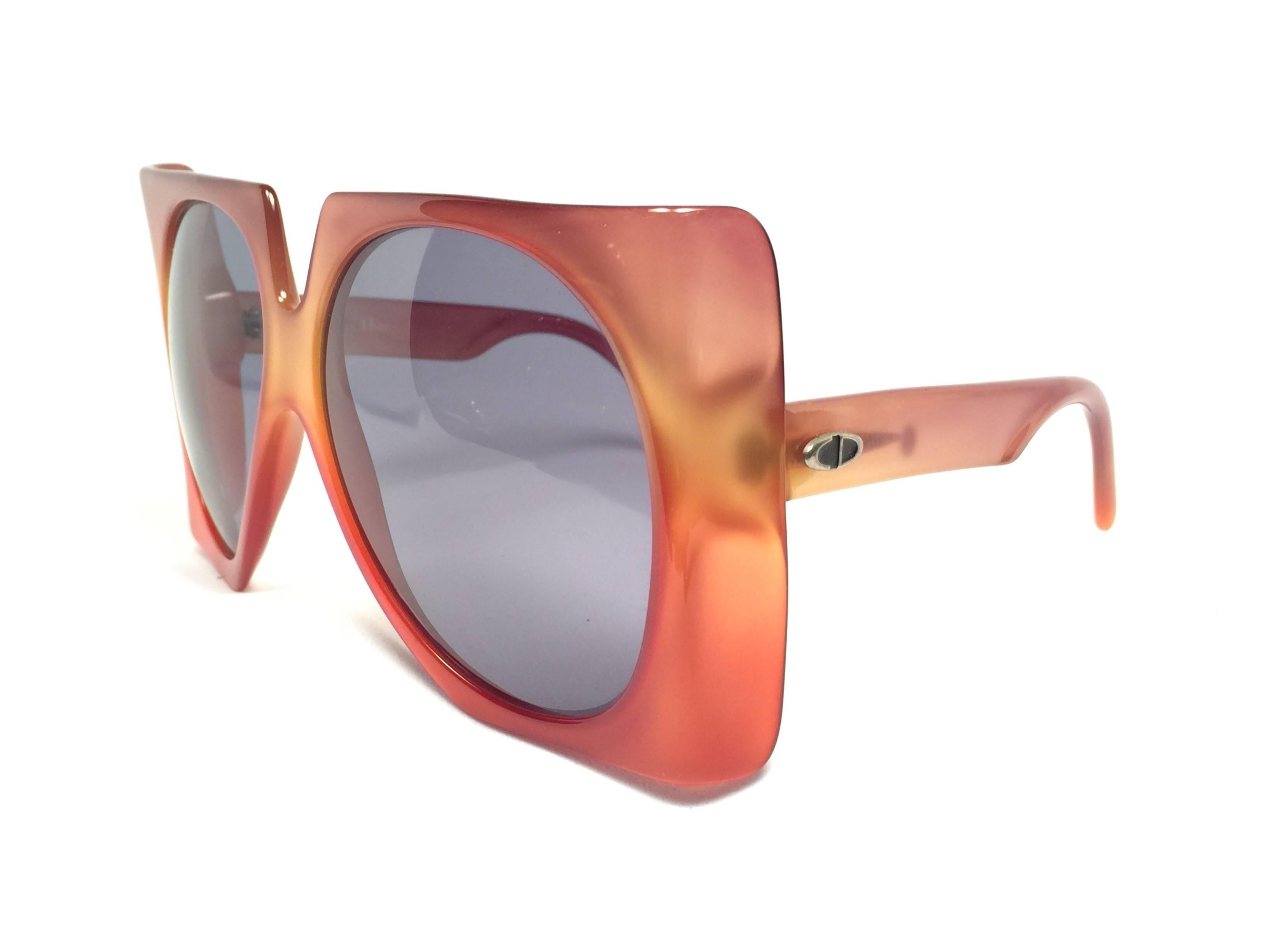 New Vintage Christian Dior Rare D03 Oversized Optyl Sunglasses In New Condition In Baleares, Baleares