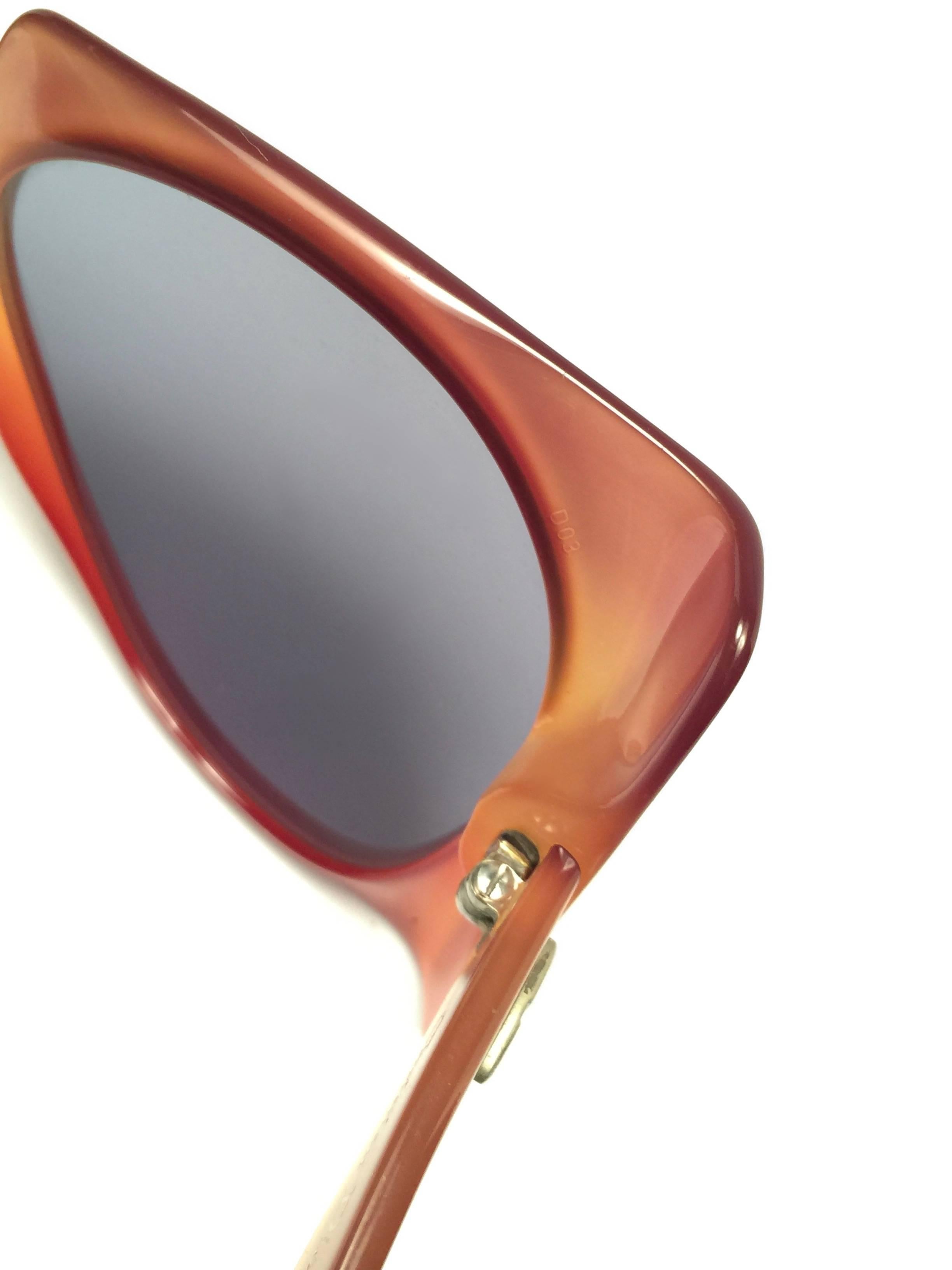 Women's New Vintage Christian Dior Rare D03 Oversized Optyl Sunglasses