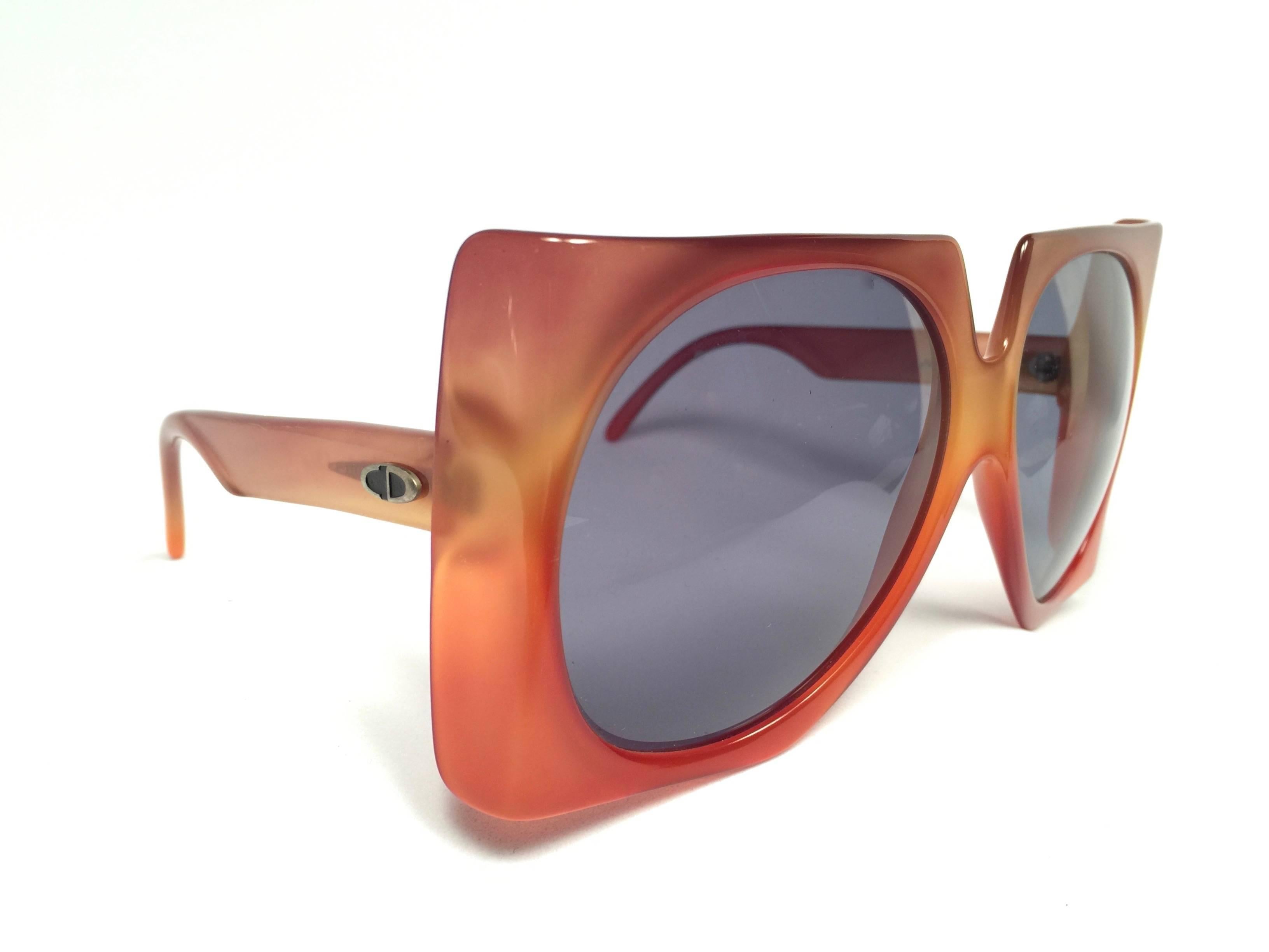 New Vintage Christian Dior Rare D03 Oversized Optyl Sunglasses 1
