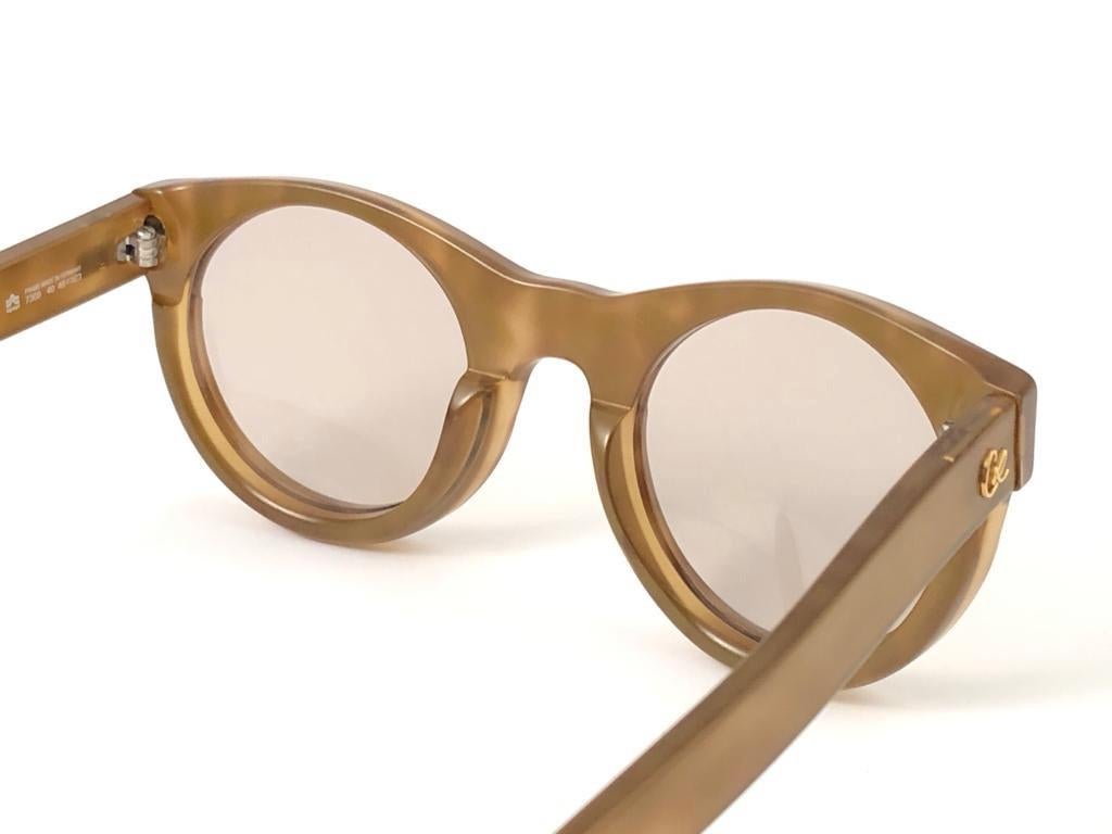 New Vintage Christian Lacroix 7309 Translucent  Sunglasses, 1980  In New Condition In Baleares, Baleares