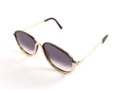 New Vintage Christian Lacroix 7319 20Tortoise Gold Accent 1980 France Sunglasses