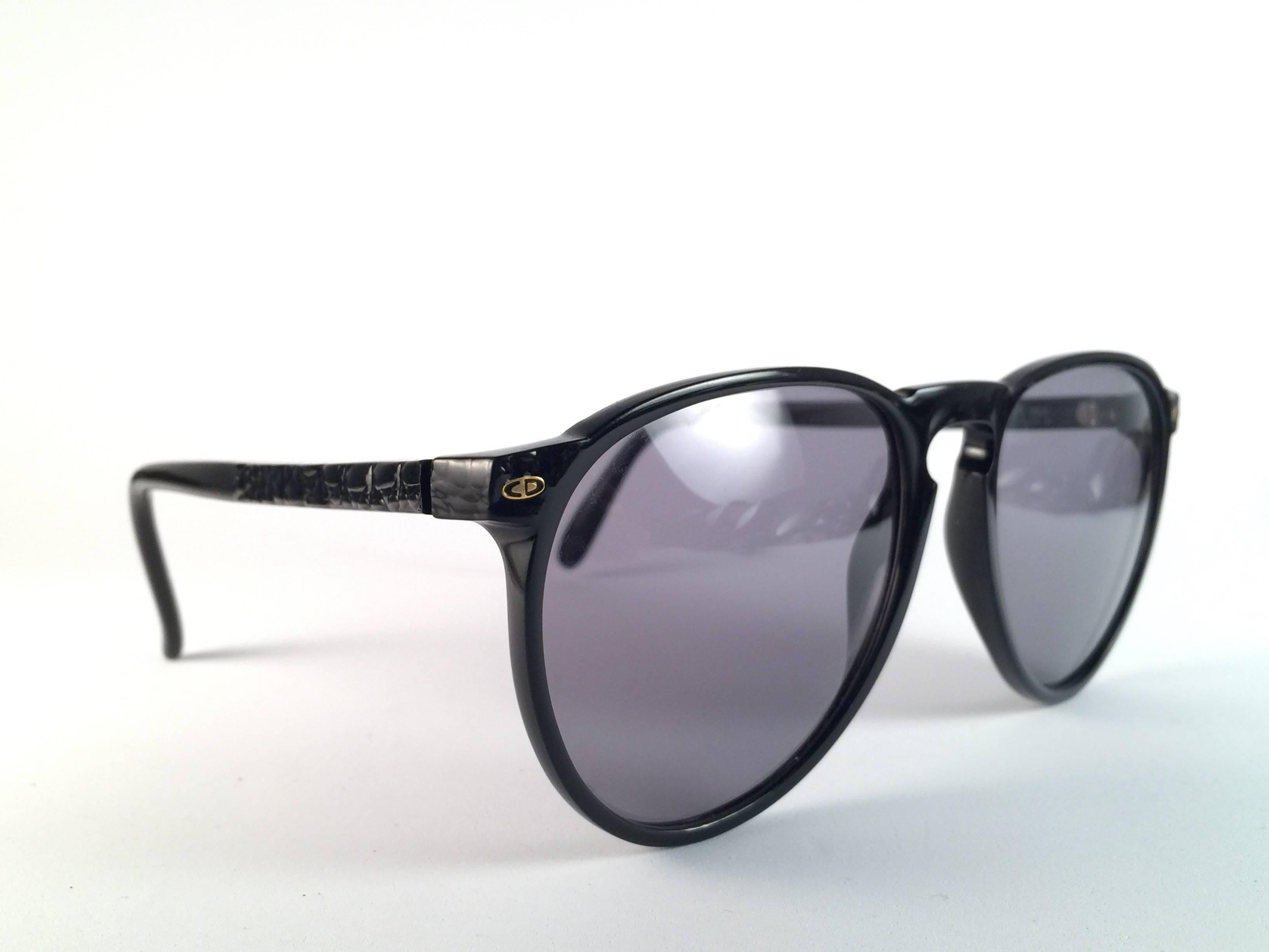 New Vintage Christian Dior Monsieur 2315 Optyl Black 1970's Austria  

New Vintage Christian Dior 1970's Sunglasses oversized black frame with spotless G15 grey lenses 1970’s made by Optyl.   
Manufactured in Austria  
New! never worn or displayed. 