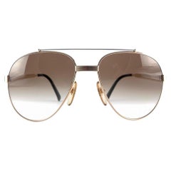 New Retro Dunhill 6023 Gold Aviator Frame Gradient Lenses Sunglasses Austria