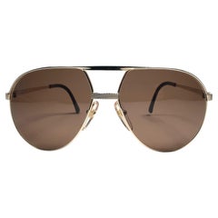 Neu Vintage Dunhill 6042 Gold Frame Brown Lenses Sonnenbrille Österreich