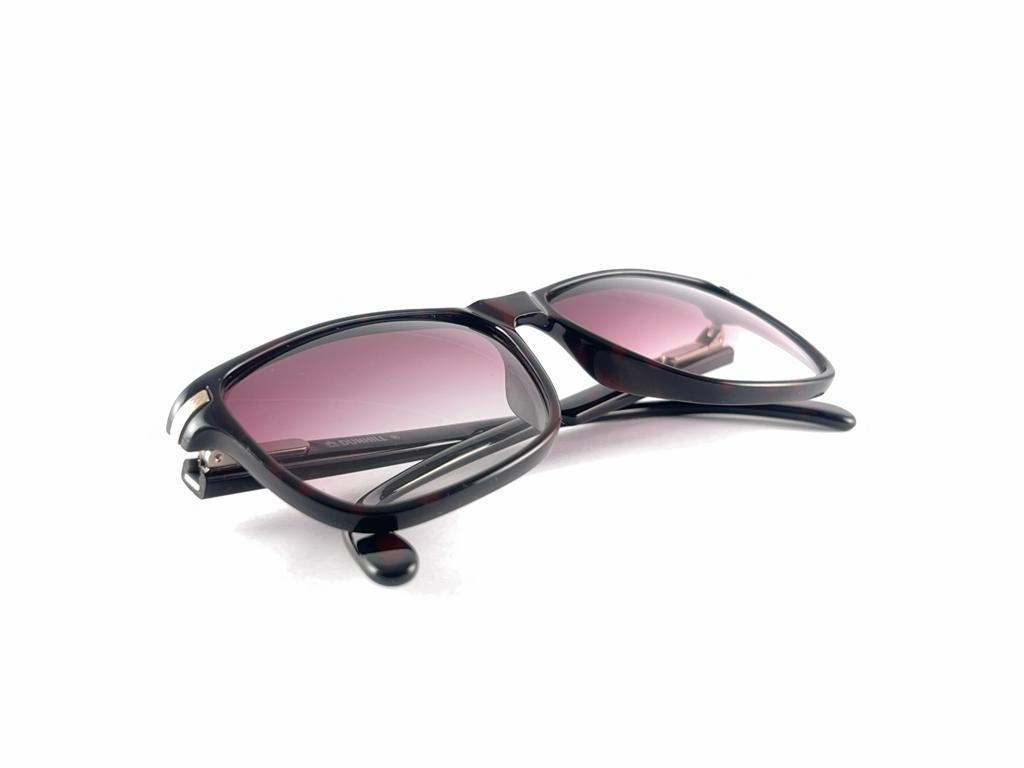 New Vintage Dunhill 6055 Tortoise Frame Gradient Lenses Sunglasses 80's Austria en vente 6