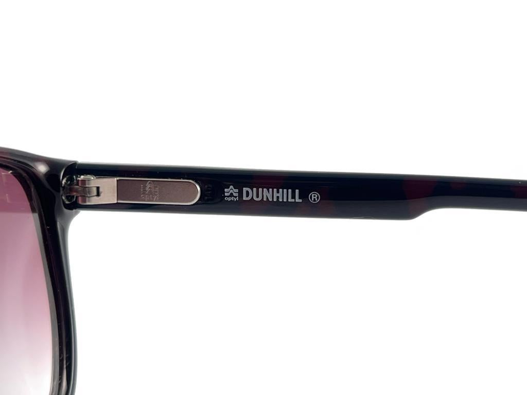 New Vintage Dunhill 6055 Tortoise Frame Gradient Lenses Sunglasses 80'S Austria For Sale 3