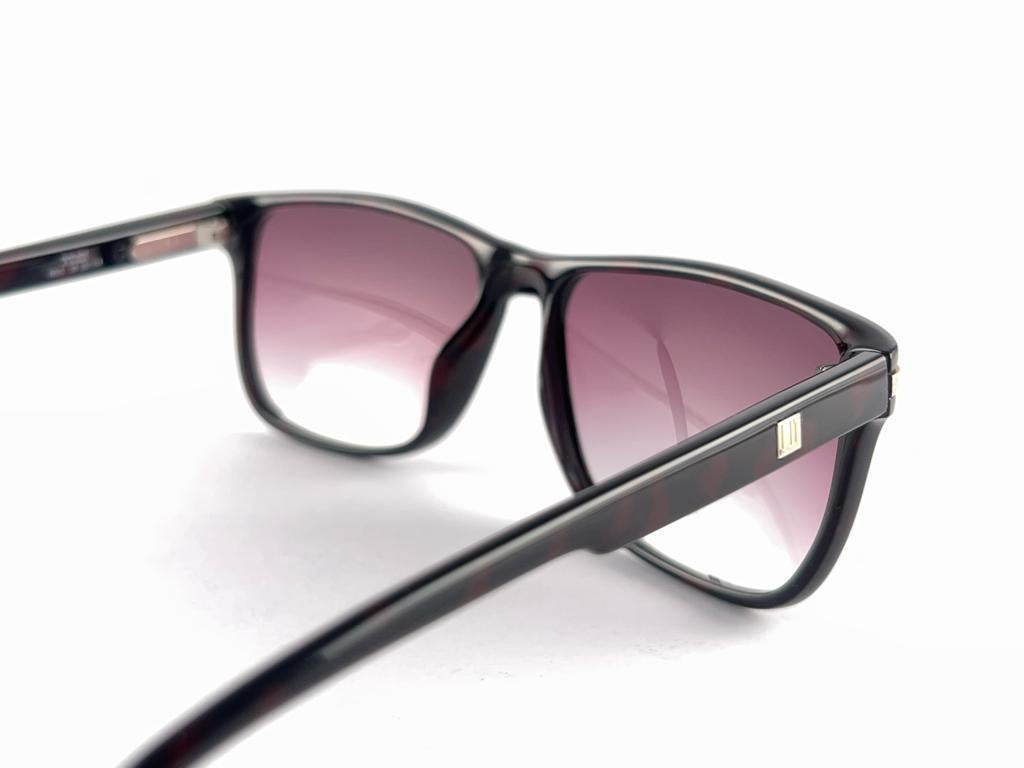 New Vintage Dunhill 6055 Tortoise Frame Gradient Lenses Sunglasses 80's Austria en vente 5