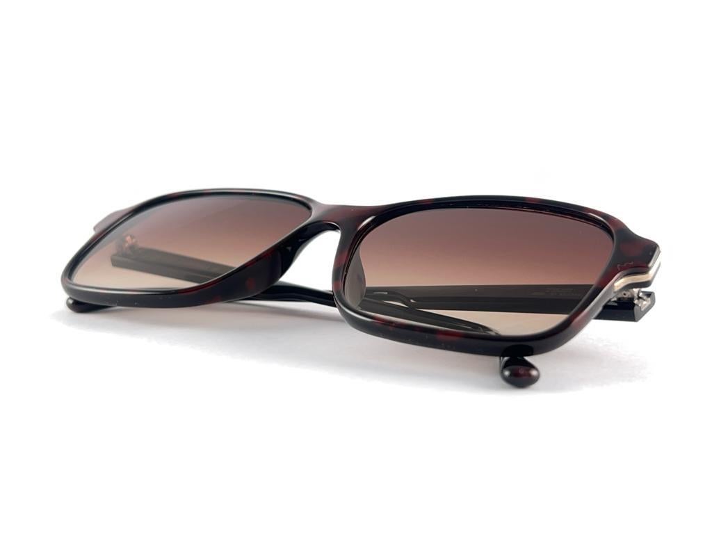 New Vintage Dunhill 6080 Tortoise Frame Gradient Lenses Sunglasses 80'S Austria For Sale 6