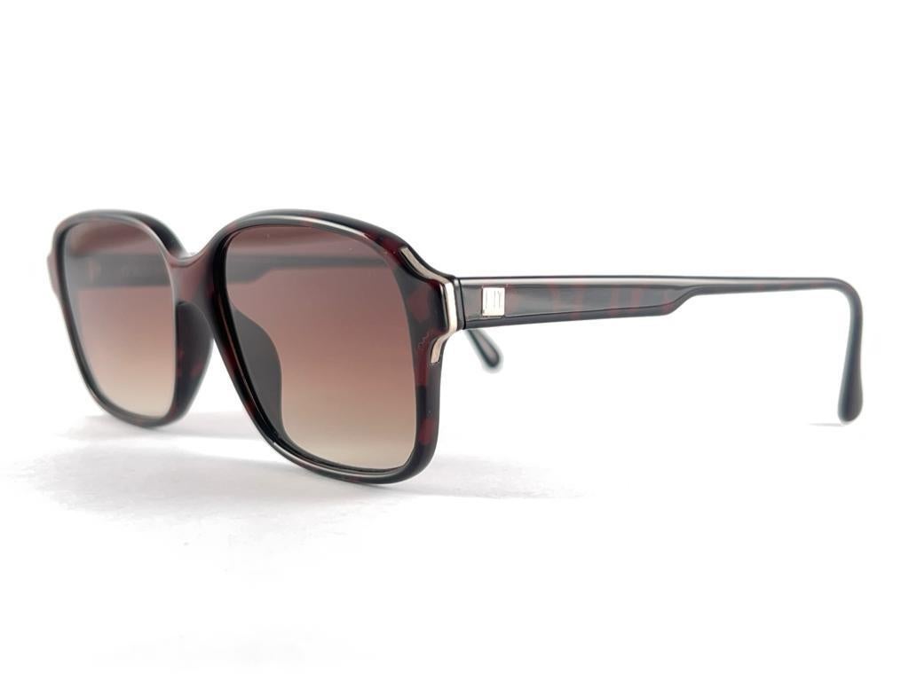 New Vintage Dunhill 6080 Tortoise Frame Gradient Lenses Sunglasses 80'S Austria For Sale 7