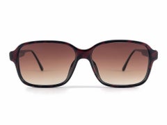 Nuevo Vintage Dunhill 6080 Gafas de sol con montura de tortuga y lentes degradadas Años 80 Austria