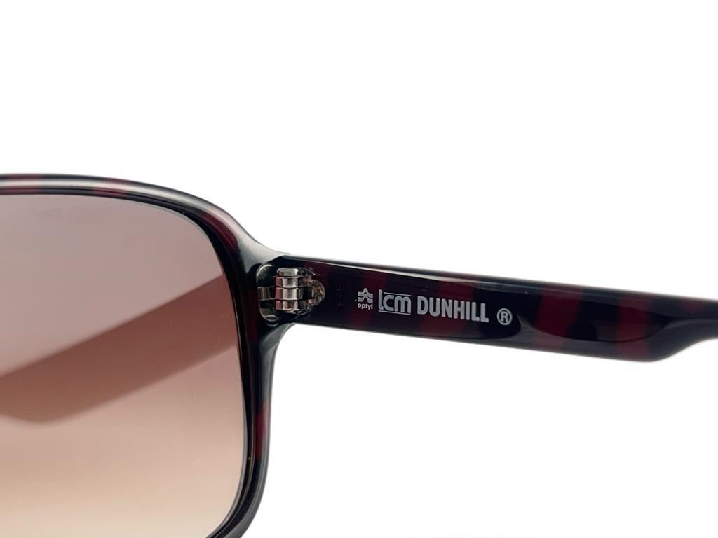 New Vintage Dunhill 6080 Tortoise Frame Gradient Lenses Sunglasses 80'S Austria For Sale 3